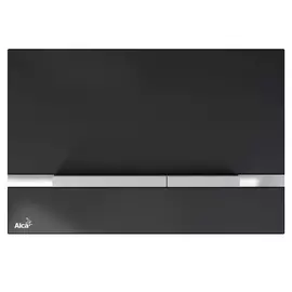 Кнопка для инсталляции AlcaPlast Stripe-GL1204 стекло черный