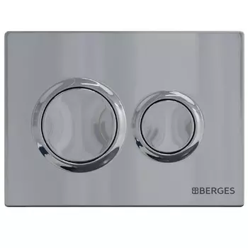Кнопка для инсталляции Berges Novum O3 040063 хром глянец