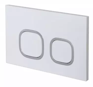 Кнопка для инсталляции Esbano ESINLPS10GW белый/хром