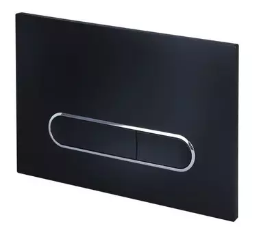 Кнопка для инсталляции Esbano ESINOVL17MB матовый черный