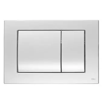 Кнопка для инсталляции Oli Metal Dual 656006 хром матовый
