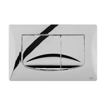 Кнопка для инсталляции Oli River Dual 638504 хром глянцевый