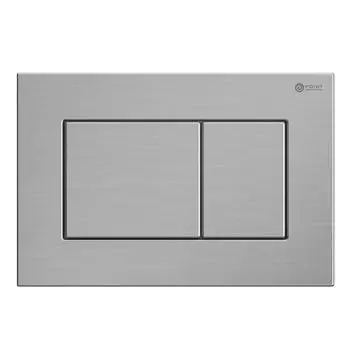 Кнопка для инсталляции Point Ника PN44081SB сталь брашированная