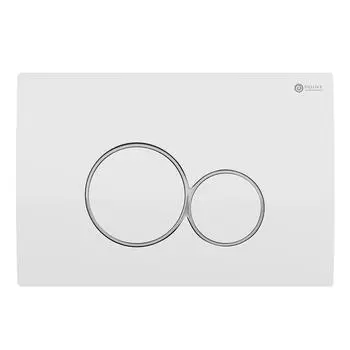 Кнопка для инсталляции Point Виктория PN44061WC белый/хром