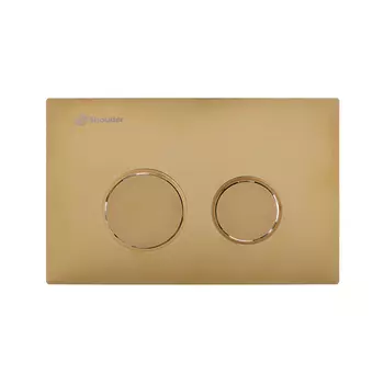 Кнопка для инсталляции Shouder SHD-00011934 матовый золото