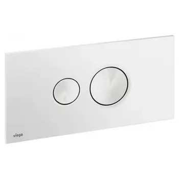 Кнопка для инсталляции Viega Visign for Style 10 596316 (пластик) белый