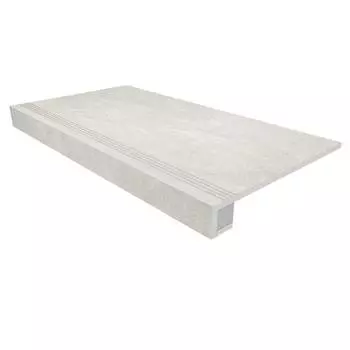 Комплект Ametis Spectrum Ступень Milky White SR00 33x120 Непол. + Подступенок 14,5x120