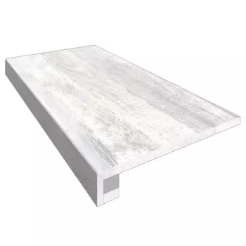 Комплект Estima Spanish Wood Ступень White SP00 33x120 Непол. без насечек+ Подступенок 14,5x120