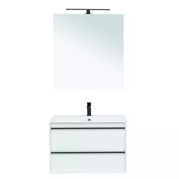 Комплект мебели для ванной Aquanet Lino 00271955 матовый