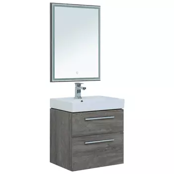 Комплект мебели для ванной Aquanet Nova 00246281 дуб рошелье