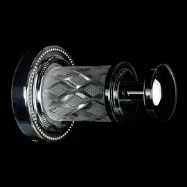 Крючок Boheme Murano 10906-CRST-СН шоколад/хром