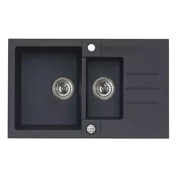 Кухонная мойка Alveus Rock 70 Granital Carbon-G91 78x48