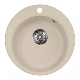 Кухонная мойка AquaGranitEx M-05 бежевый