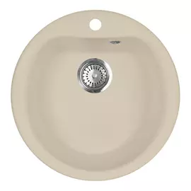 Кухонная мойка AquaGranitEx M-07 бежевый