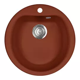 Кухонная мойка AquaGranitEx M-07 красный марс