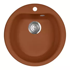 Кухонная мойка AquaGranitEx M-07 терракот