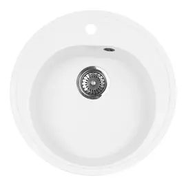 Кухонная мойка AquaGranitEx M-08 белый