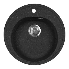 Кухонная мойка AquaGranitEx M-08 черный