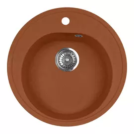 Кухонная мойка AquaGranitEx M-08 терракот