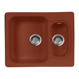 Кухонная мойка AquaGranitEx M-09 красный марс