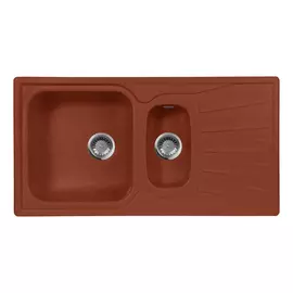 Кухонная мойка AquaGranitEx M-09K красный марс