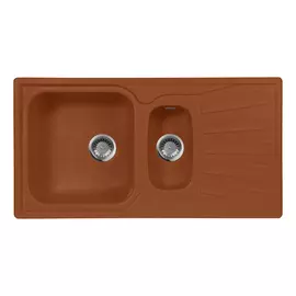 Кухонная мойка AquaGranitEx M-09K терракот