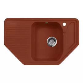 Кухонная мойка AquaGranitEx M-10 красный марс