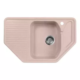 Кухонная мойка AquaGranitEx M-10 розовый
