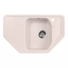 Кухонная мойка AquaGranitEx M-10 светло-розовый