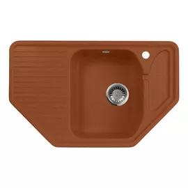 Кухонная мойка AquaGranitEx M-10 терракот