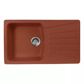 Кухонная мойка AquaGranitEx M-12 красный марс