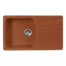 Кухонная мойка AquaGranitEx M-12 терракот
