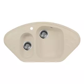 Кухонная мойка AquaGranitEx M-14 бежевый