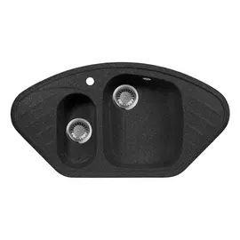 Кухонная мойка AquaGranitEx M-14 черный