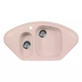 Кухонная мойка AquaGranitEx M-14 розовый