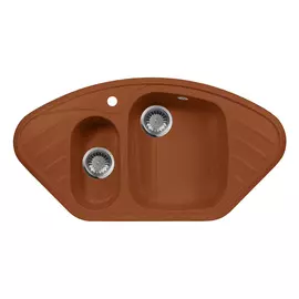 Кухонная мойка AquaGranitEx M-14 терракот