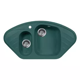 Кухонная мойка AquaGranitEx M-14 зеленый