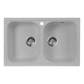 Кухонная мойка AquaGranitEx M-15 серый