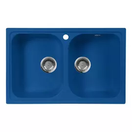 Кухонная мойка AquaGranitEx M-15 синий