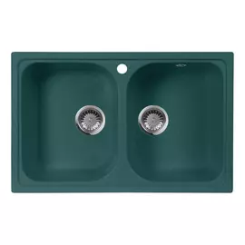Кухонная мойка AquaGranitEx M-15 зеленый