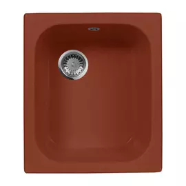 Кухонная мойка AquaGranitEx M-17 красный марс