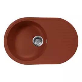 Кухонная мойка AquaGranitEx M-18 красный марс