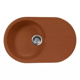 Кухонная мойка AquaGranitEx M-18 терракот