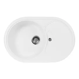 Кухонная мойка AquaGranitEx M-18S белый
