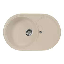 Кухонная мойка AquaGranitEx M-18S бежевый