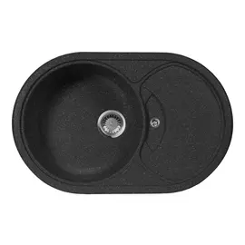 Кухонная мойка AquaGranitEx M-18S черный