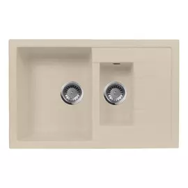 Кухонная мойка AquaGranitEx M-21K бежевый