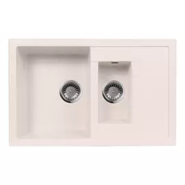 Кухонная мойка AquaGranitEx M-21K светло-розовый