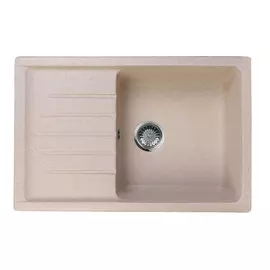 Кухонная мойка AquaGranitEx M-27 бежевый