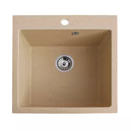 Кухонная мойка AquaGranitEx M-31 бежевый